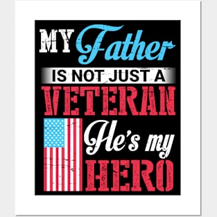 Happy Veteran Memorial Day Father Posters and Art